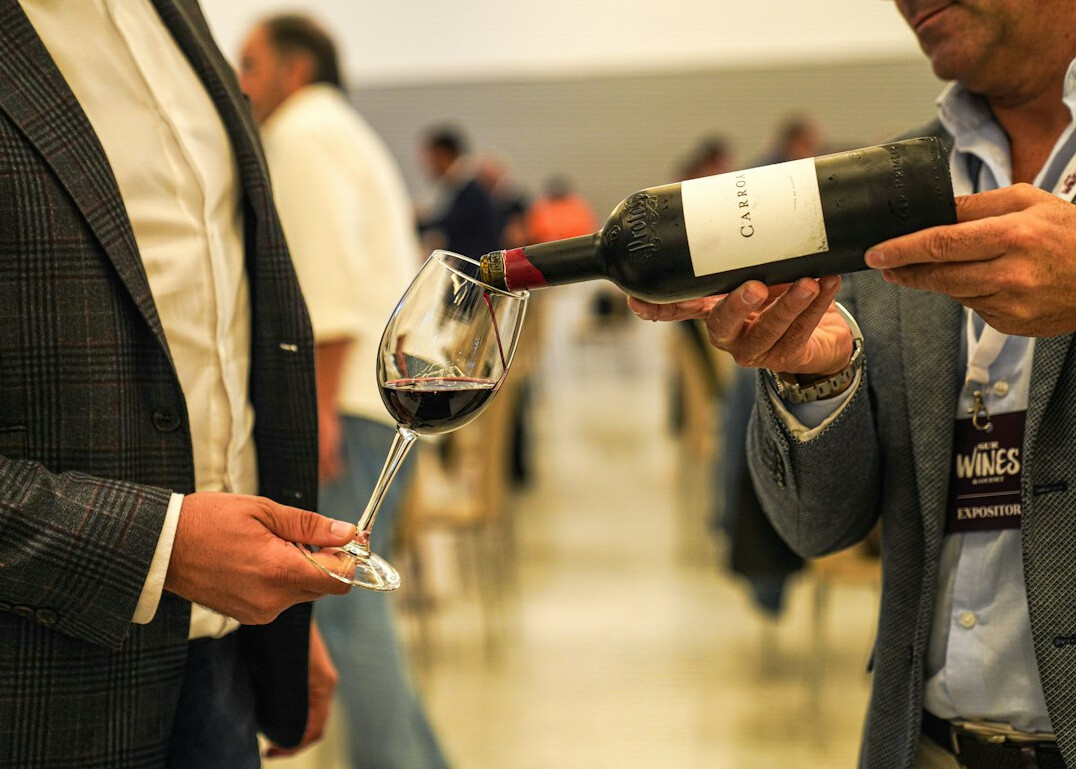 Professionals networking at an industry event